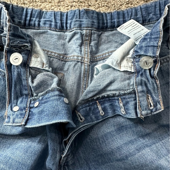 Kancan Blue Dixon Ultra High Rise 90's Boyfriend Jeans 13/30 distressed rigid - Picture 10 of 14